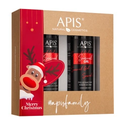 APIS SET Sensual Girl Nawilżający Balsam Do Ciała 300ml + Pielęgnacyjny Krem Do Rąk 300ml