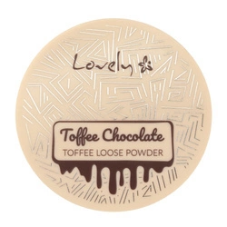LOVELY Toffe Chocolate Loose Powder Czekoladowy, Matowy Puder Brązujący Do Twarzy I Ciała Z Ekstraktem Z Nasion Kakao 8g