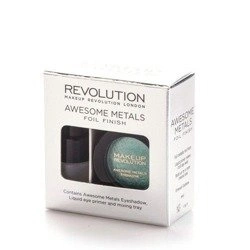 MAKEUP REVOLUTION Awesome Metals Foil Finish Metaliczny Cień Do Powiek Emerald Goddness 1,5g