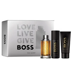 SET HUGO BOSS The Scent For Man EDT Spray 100ml + DEO Spray 150ml + SHOWER GEL 100ml