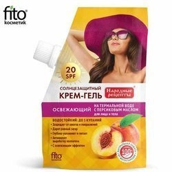 FITOKOSMETIK Krem Żel do Opalania do Twarzy i Ciała Odświeżający SPF20 50 ml