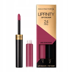MAX FACTOR Lipfinity Lip Colour Długotrwała Pomadka Do Ust 040 Vivacious 2,3ml + 1,9g