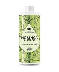 RONNEY Professional Oil System Medium Porosity Hair Szampon Do Włosów Średnioporowatych Moringa 1000ml