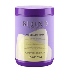 INEBRYA Blondesse No-Yellow Mask Maska Do Włosów Blond, Rozjaśnionych, Z Pasemkami I Siwych 1000ml