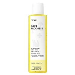 YOPE Skin Progress Natural Detox Micelarny Żel Pod Prysznic Sour Fruits 200ml