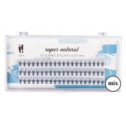 IBRA Kępki Rzęs KNOT-FREE Super Naturals 0,7C- mix