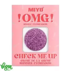 Miyo !OMG! Single Eyeshadow  Check Me Up  Creme De  La  Creme Shimmer Eyeshadow Cień Pojedynczy Pixie no.23