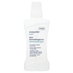 ZIAJA Mintperfekt Activ Płyn Do Płukania Jamy Ustnej Stomatologiczny Remineralizujący 500ml