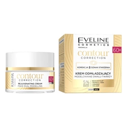 EVELINE Contour Correction Krem Odmładzający Modelujący Owal Twarzy 60+ 50ml