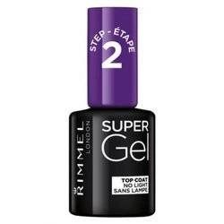 RIMMEL Super Gel Top Coat Lakier Utrwalający Efekt Żelowego Manicure 12ml