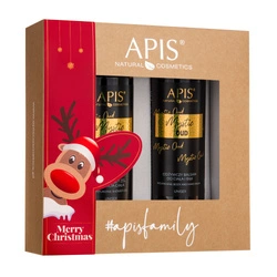 APIS SET Mystic Oud Nawilżający Krem Do Ciała I Rąk 300ml + Żel Pod Prysznic 300ml