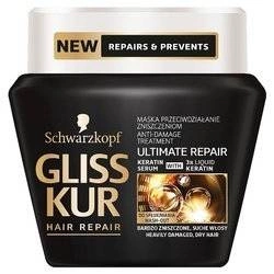GLISS Ultimate Repair Strength 2-in-1 Treatment Wzmacniająca Maska Do Włosów Mocno Zniszczonych I Suchych 300ml